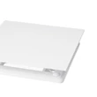 Kép 4/4 - Dekoratív PVC szellőzőrács rovarvédő hálóval és sík előlappal 160 x 160 mm, fehér