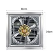 Kép 2/8 - Ipari fali elszívó ventilátor 30×30 cm – 3500 m³/h