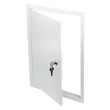 Kép 3/4 - Zárható fém szervizajtó 400x600 mm fehér 