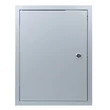 Kép 2/5 - Zárható fém szervízajtó 400x600 mm, szürke