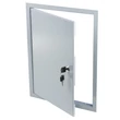 Kép 1/5 - Zárható fém szervízajtó 400x600 mm, szürke