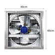 Kép 2/7 - Ipari fali axiál ventilátor – 400 mm – 4500 m³/h