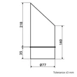Kép 4/4 - VFK fém kivezető elem madárvédő hálóval, Ø 80 mm