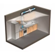 Kép 6/6 - TURBINE P 200 STARK T műanyag centrifugális csőventilátor termosztáttal, fordulatszám szabályzóval