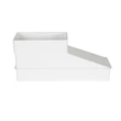 Kép 2/3 - PVC átalakító idom lapos csővezetékekhez 204x60 mm / 110x55 mm
