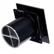 Kép 3/5 - Fürdőszoba ventilátor CATA E-100GTH BK időzítővel és páraérzékelővel Fekete 