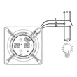 Kép 6/6 - Fürdőszoba ventilátor CATA E-100GTH időzítővel és páraérzékelővel 