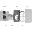 Kép 2/4 - Centrifugális elszívó ventilátor időzítővel 100 mm BLAUBERG QUBIT-E 55/110 T