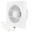 Kép 1/5 - Fürdőszoba ventilátor Dalap 100 ELKE L húzókapcsolóval
