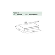 Kép 2/2 - CATA - Páraelszívó F-2060 fekete BK/L LED