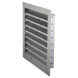 Kép 4/5 - Alumínium szellőzőrács fix zsaluval GRW 315x315 mm 