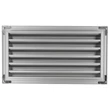 Kép 3/5 - Alumínium szellőzőrács fix zsaluval GRW 500x300 mm