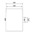 Kép 2/2 - PVC kondenzvízgyűjtő Ø 100 mm UV álló