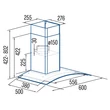 Kép 2/2 - CATA - Páraelszívó GAMMA GLASS 6010 GX - Inox