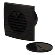 Kép 3/5 - Fürdőszoba ventilátor Dalap Dark 125 mm visszacsapó szeleppel