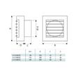 Kép 2/4 - Fürdőszoba ventilátor Cata B-10