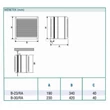 Kép 4/4 - szellőztető ventilátor elszívó, befúvó Cata B-30 RA