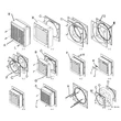 Kép 3/4 - szellőztető ventilátor elszívó, befúvó Cata B-30 RA