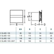 Kép 2/4 - Fürdőszoba ventilátor Cata E-150GT időzítővel
