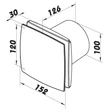Kép 4/7 - Fürdőszoba ventilátor BF100 12V