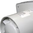 Kép 5/7 - Fürdőszoba ventilátor Dalap 100 BF ezüst színű, emelt teljesítménnyel