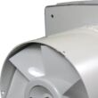 Kép 5/7 - Fürdőszoba ventilátor Dalap 150 BF ezüst színű, emelt teljesítménnyel