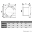 Kép 9/9 -  ELIS ZW fürdőszobai ventilátor páraérzékelővel emelt teljesítménnyel