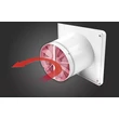Kép 2/4 - PILLANGÓSZELEP 125 mm fürdőszobai ventilátorhoz
