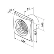 Kép 3/4 - Csendes fürdőszoba ventilátor Dalap 100 Nomia