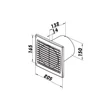 Kép 5/5 - Fürdőszoba ventilátor Dalap 150 PT