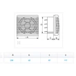 Kép 4/4 - Ablak ventilátor zsaluval Ø177 mm VV180