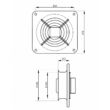Kép 7/8 - Ipari fali ventilátor Dalap RAB TURBO 450- 400V