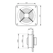 Kép 7/8 - Ipari fali ventilátor Dalap RAB TURBO 450