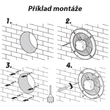 Kép 7/7 - Ipari ventilátor Dalap RAB O Turbo 250, átmérő 270 mm