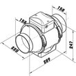 Kép 3/6 - Profi Csőventilátor Dalap AP 160 emelt teljesítménnyel 
