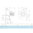 Kép 4/5 - Centrifugál ventilátor 400V. Marelli BA 502