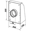 Kép 5/6 - Ipari radiális ventilátor, kültéri, Ø 100 mm
