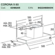 Kép 3/4 - Cata - Páraelszívó CORONA X 60