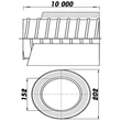 Kép 3/3 - Flexibilis csővezeték szigeteléssel 150mm/10m