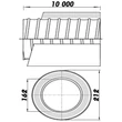 Kép 3/3 - Flexibilis csővezeték szigeteléssel 160mm/10m