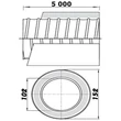 Kép 3/3 - Flexibilis csővezeték szigeteléssel 100mm/5m