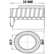 Kép 3/3 - Flexibilis csővezeték szigeteléssel 315mm/10m 