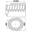 Kép 2/2 - Flexibilis csővezeték szigeteléssel 400mm/10m