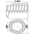 Kép 3/3 - Flexibilis csővezeték szigeteléssel 200mm/5m