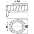 Kép 3/3 - Flexibilis csővezeték szigeteléssel 80mm/10m