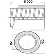 Kép 3/3 - Flexibilis csővezeték szigeteléssel 80mm/5m