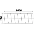 Kép 3/3 - Spirálkorcolt légcsatorna 150/2m