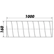 Kép 3/3 - Spirálkorcolt légcsatorna 160/1m
