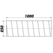 Kép 3/3 - Spirálkorcolt légcsatorna 250/1m
