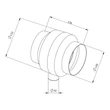 Kép 5/5 - Kondenzvíz Gyűjtő Ø 100 mm
